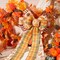 Fall Burlap Plaid Ribbon Wired 2 1/2" x 6 Yards 4 Rolls, Animal Park Ribbon for Autumn Wreath Thanksgiving Christmas Farm Gift Wrapping Home Decor